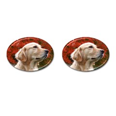 Dog-photo Cute Cufflinks (oval) by swimsuitscccc