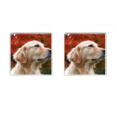 Dog-photo Cute Cufflinks (square) by swimsuitscccc