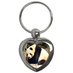 Giant Panda National Zoo Key Chain (heart)