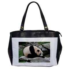 Giant-panda-water Oversize Office Handbag (one Side) by rainbowberry