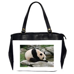 Giant-panda-water Oversize Office Handbag (two Sides)