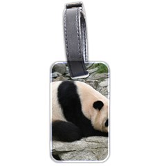 Giant-panda-water Luggage Tag (two Sides) by rainbowberry