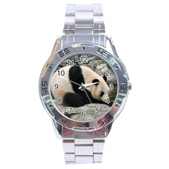 Giant-panda-water Stainless Steel Analogue Men’s Watch