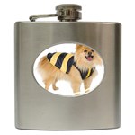 My-Dog-Photo Hip Flask (6 oz) Front