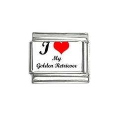 I Love My Golden Retriever Italian Charm (9mm) by ArtsCafecom3