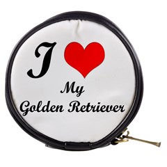 I Love My Golden Retriever Mini Makeup Bag