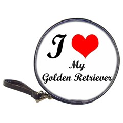 I Love My Golden Retriever Classic 20-cd Wallet