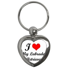 I Love My Labrador Retriever Key Chain (heart) by ArtsCafecom3