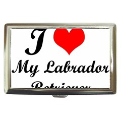 I Love My Labrador Retriever Cigarette Money Case by ArtsCafecom3