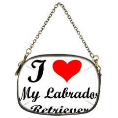 I Love My Labrador Retriever Chain Purse (one Side)