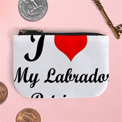 I Love My Labrador Retriever Mini Coin Purse