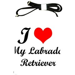 I Love My Labrador Retriever Shoulder Sling Bag by ArtsCafecom3