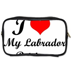 I Love My Labrador Retriever Toiletries Bag (one Side)