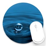 Water Drop Round Mousepad Front