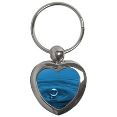 Water Drop Key Chain (heart) by knknjkknjdd