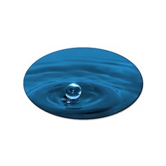 Water Drop Sticker (oval) by knknjkknjdd