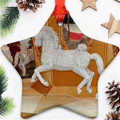 White Horse Ornament (star)