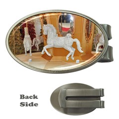 White Horse Money Clip (oval) by berry3333