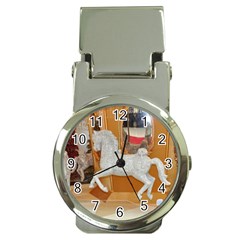 White Horse Money Clip Watch