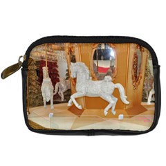 White Horse Digital Camera Leather Case by berry3333