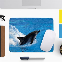 Swimming Dolphin Small Mousepad by knknjkknjdd