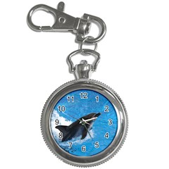 Swimming Dolphin Key Chain Watch