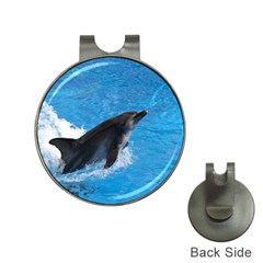 Swimming Dolphin Golf Ball Marker Hat Clip by knknjkknjdd