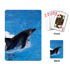 Swimming Dolphin Playing Cards Single Design