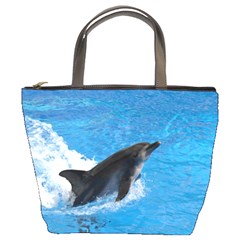 Swimming Dolphin Bucket Bag