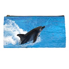 Swimming Dolphin Pencil Case by knknjkknjdd