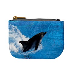 Swimming Dolphin Mini Coin Purse by knknjkknjdd