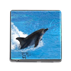 Swimming Dolphin Memory Card Reader With Storage (square)