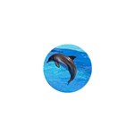 Jumping Dolphin 1  Mini Magnet Front