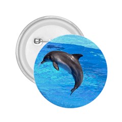 Jumping Dolphin 2 25  Button by dropshipcnnet