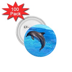 Jumping Dolphin 1.75  Button (100 pack) 