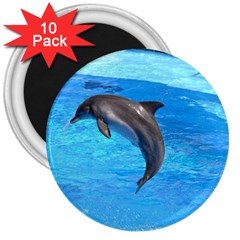 Jumping Dolphin 3  Magnet (10 Pack) by dropshipcnnet