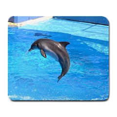 Jumping Dolphin Large Mousepad