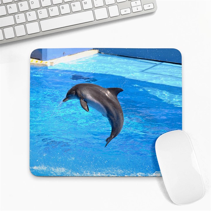 Jumping Dolphin Large Mousepad