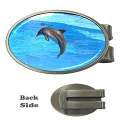 Jumping Dolphin Money Clip (oval) by dropshipcnnet