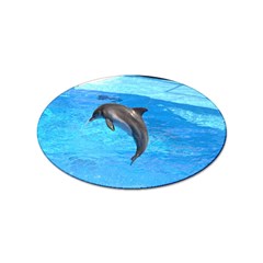 Jumping Dolphin Sticker (oval) by dropshipcnnet