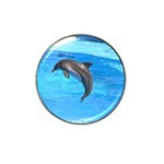 Jumping Dolphin Hat Clip Ball Marker (4 pack) Front