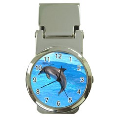 Jumping Dolphin Money Clip Watch by dropshipcnnet