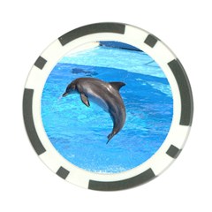 Jumping Dolphin Poker Chip Card Guard by dropshipcnnet