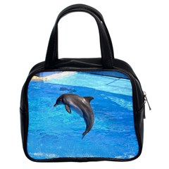 Jumping Dolphin Classic Handbag (Two Sides)