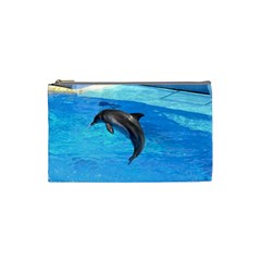 Jumping Dolphin Cosmetic Bag (Small)