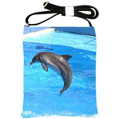 Jumping Dolphin Shoulder Sling Bag