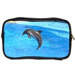 Jumping Dolphin Toiletries Bag (One Side) Front