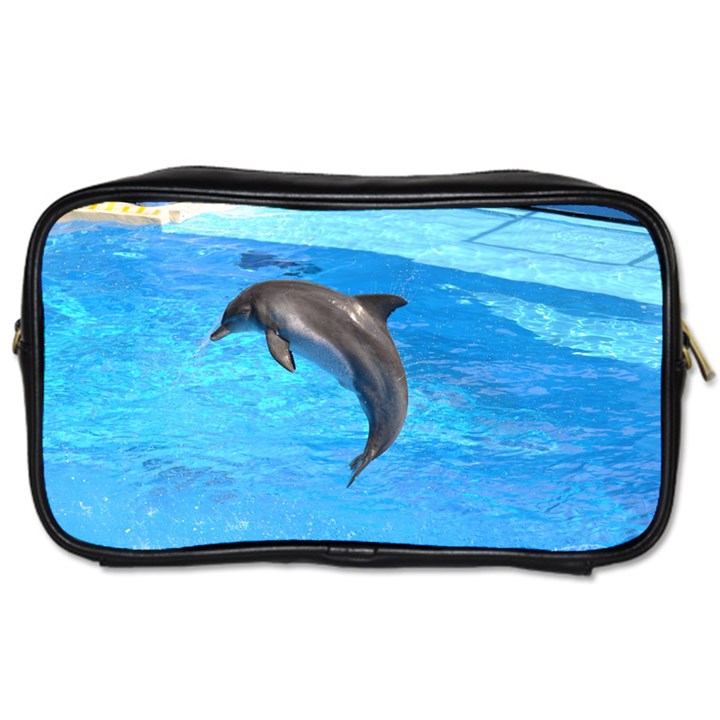 Jumping Dolphin Toiletries Bag (One Side)