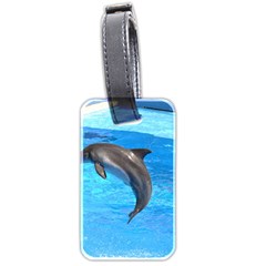 Jumping Dolphin Luggage Tag (two Sides)