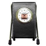 300x322 6240 Product Pen Holder Desk Clock Front